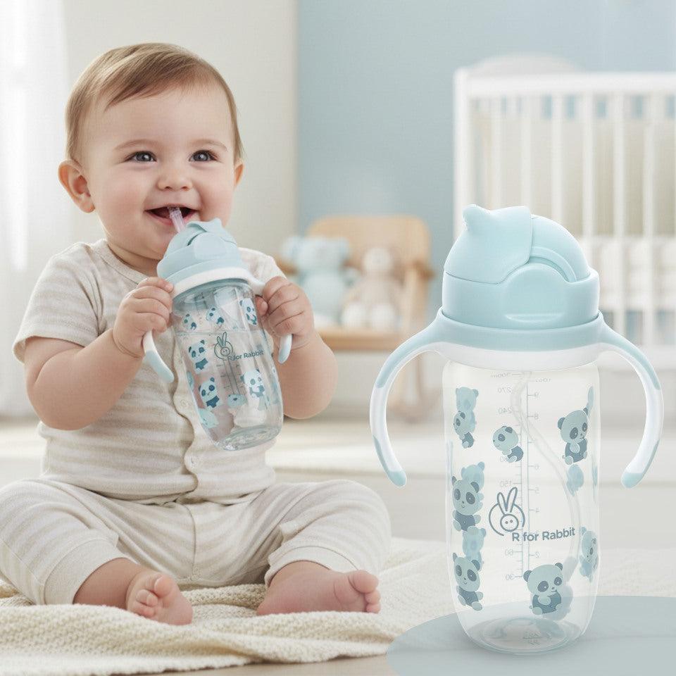 Bubble Baby Sipper Bottle 300ml BPA free Poly Propylene Material - Blue