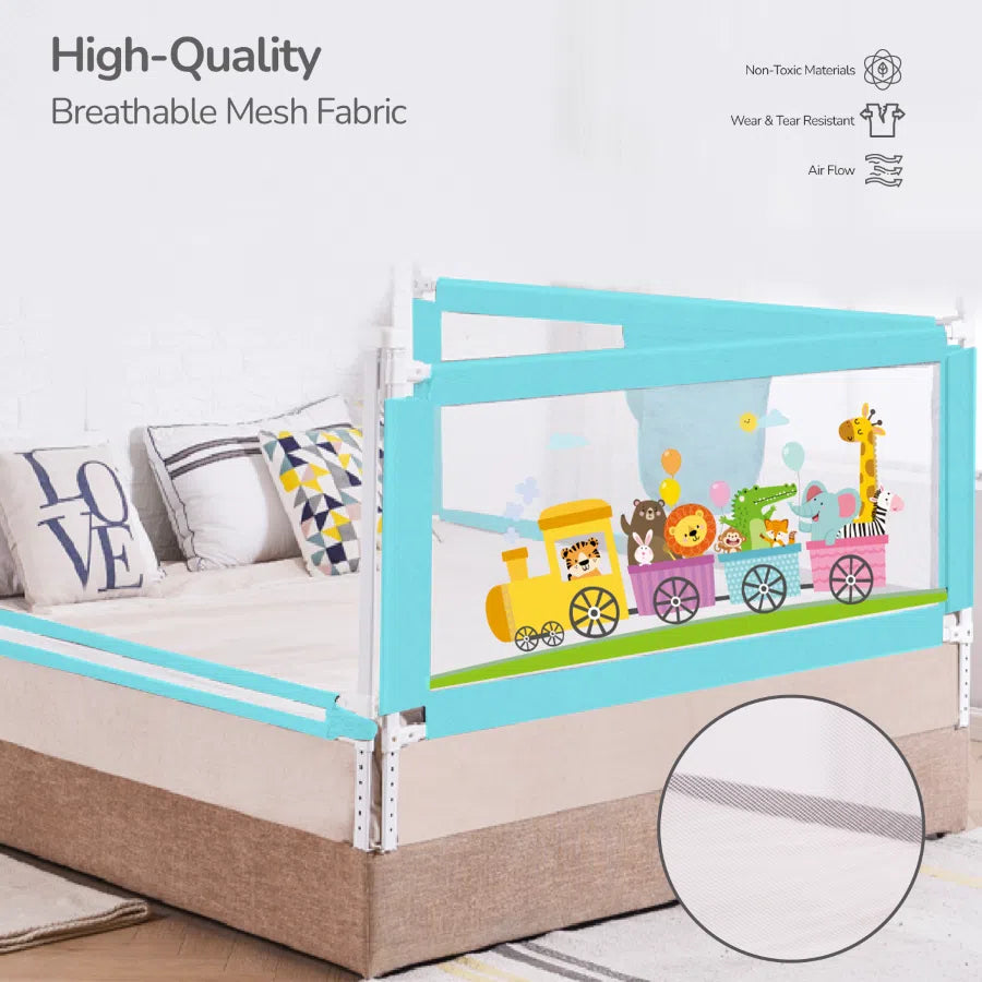 Safari Bed Rail for Baby Easy Install, Anti-Fall Safeguard for