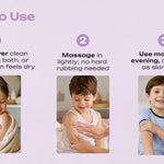 BioMimic Nourish Kit - Baby Moisturiser + Body Lotion + Face Cream for Newborns & Kids