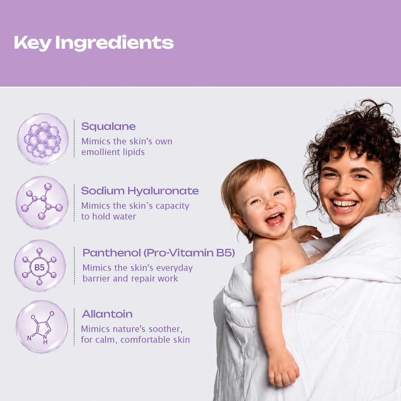 BioMimic Body Lotion for Babies - Daily Moisturising, Non-Greasy 200 ml