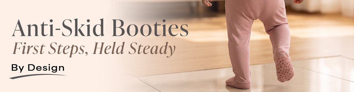 Anti-Skid Baby Booties for Safe Steps
