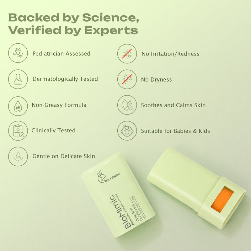 BioMimic Chest Rub for Babies - Soothing Baby Cold Rub With Eucalyptus and Lavender