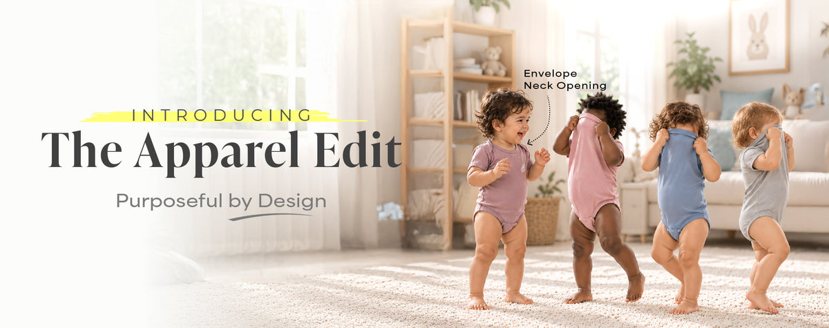 Envelope Neck Onesies for Easy Dressing