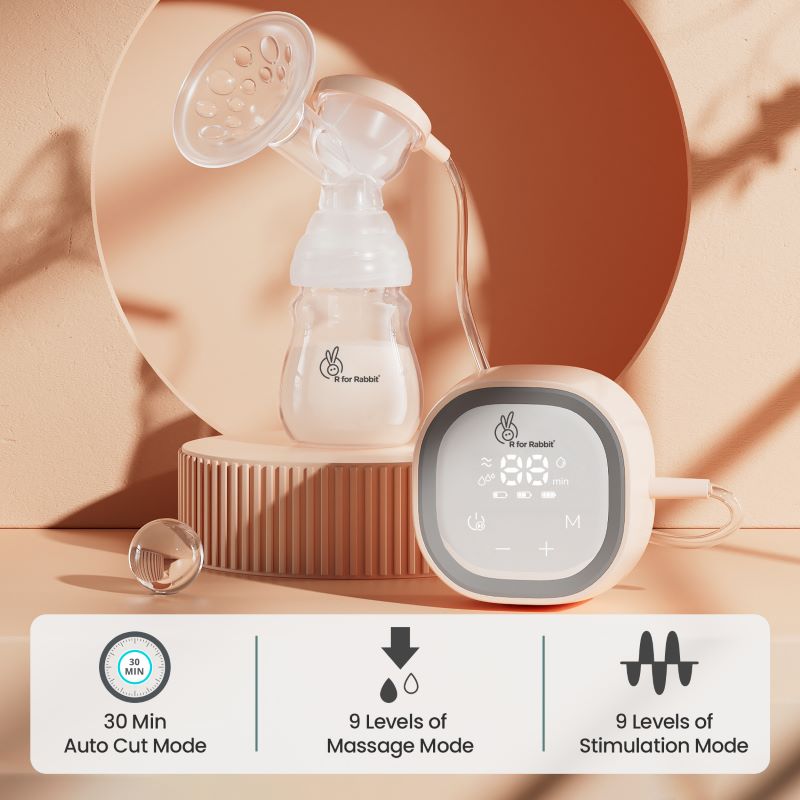 First Feed Nova Effortless Electric Breast Pump with 9 Modes