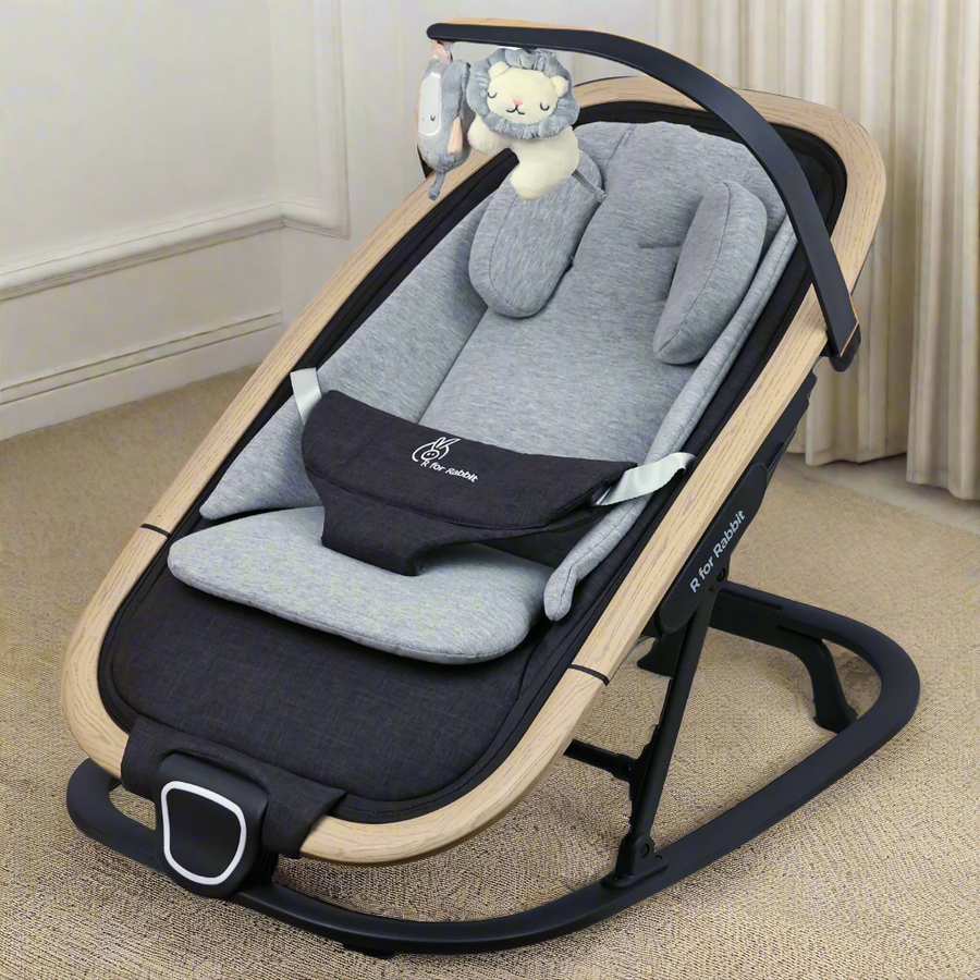 Lightweight Baby Rocker & Sleeper R for Rabbit Rock N Nap Bliss