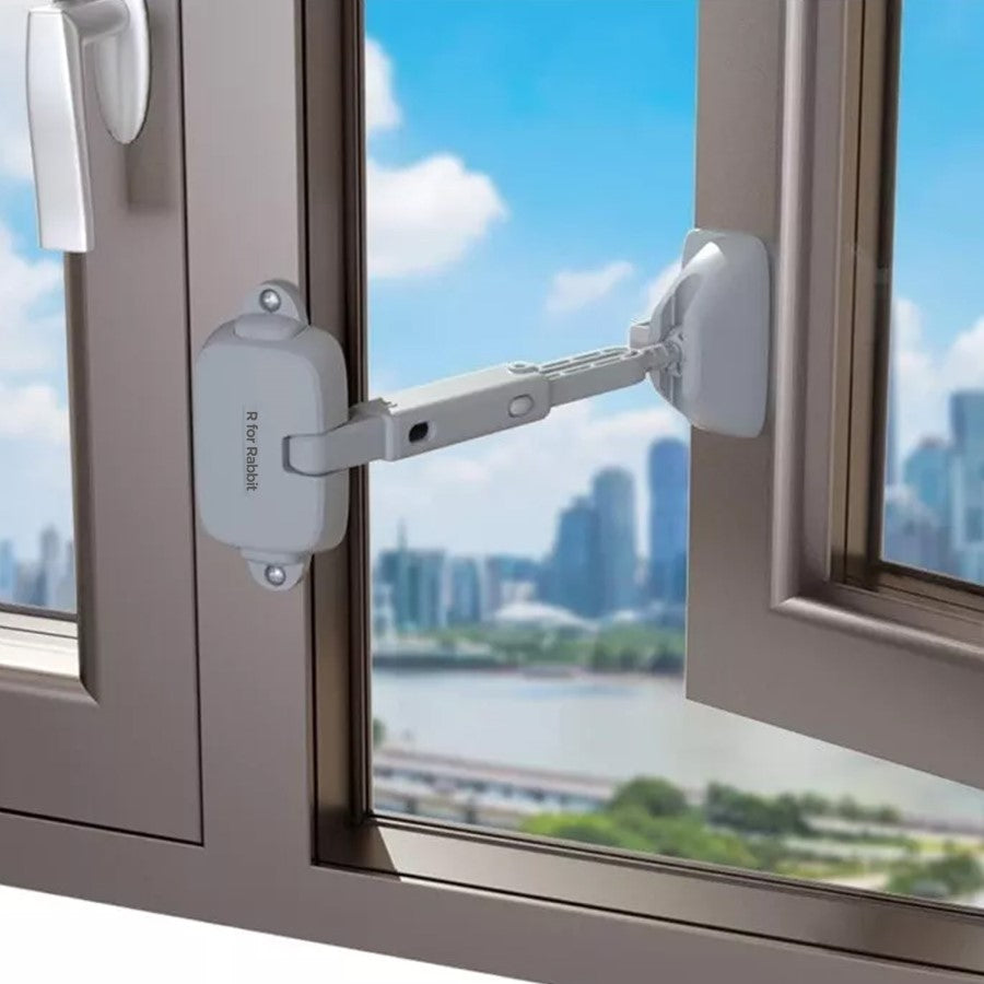 Protector Plus Window Locker Adjustable Baby Safety Window Lock - Grey