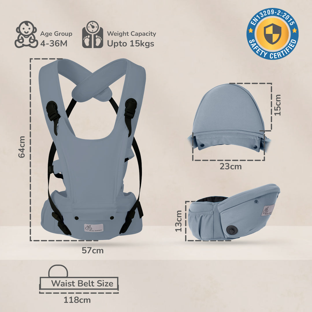 Upsy Daisy 5-in-1 Hip Sit Baby Carrier for 4–36 Months