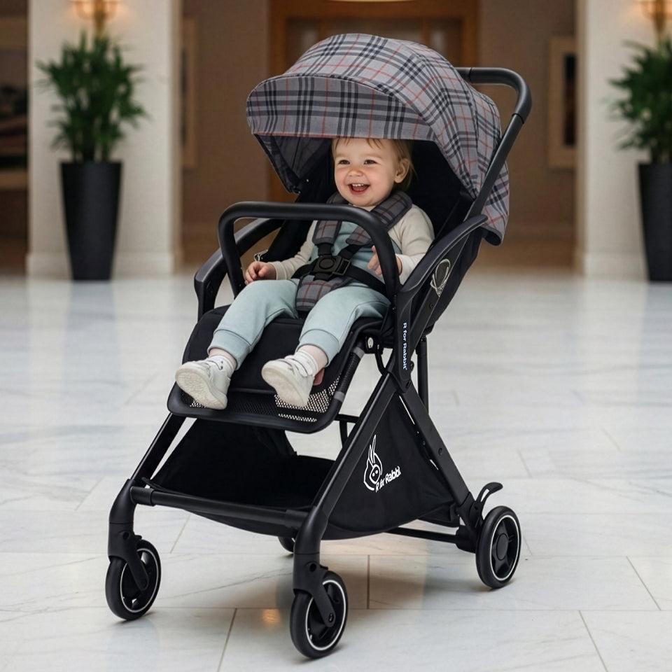 Street Smart Aero Kids Stroller - Grey Stripes