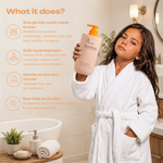 BioMimic Head to Toe Wash 400ml- Gentle Baby Body Wash for Hair and Skin