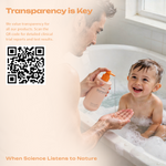 BioMimic Head to Toe Wash 400ml- Gentle Baby Body Wash for Hair and Skin