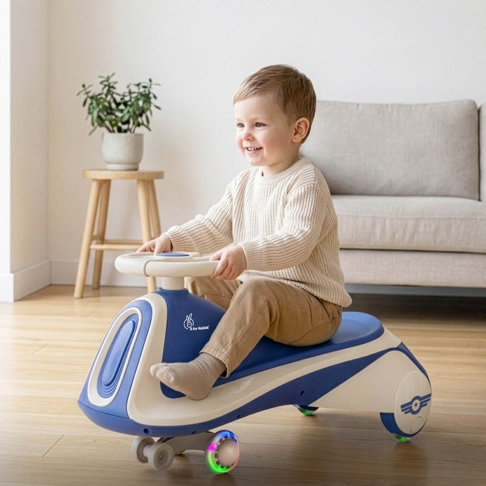 Iya Iya Sportz swing car for kids - Blue Grey