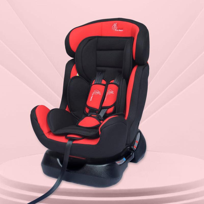 Jack N Jill Grand Baby Car Seat For 0 To 7 Years With Recline And Harness - Red