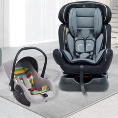 Jack N Jill Grand Baby Car Seat + Picaboo 4 in 1 Multipurpose Baby Carry Cot