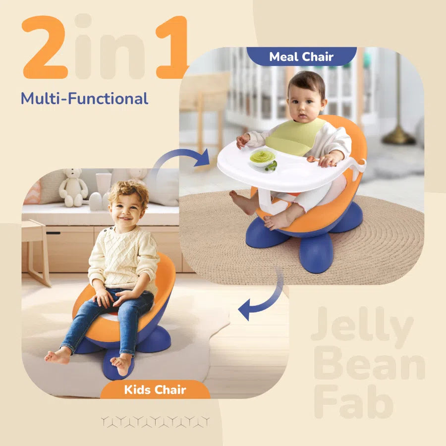 Jelly Bean Fab 2-in-1 multipurpose kids chair and meal chair