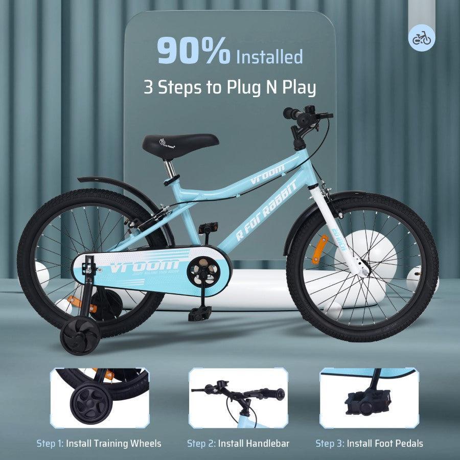 vroom kinderfahrrad Vroom 20 Inch Kids Bicycle (Lake Blue) For 7-10 Years Upto 50kgs