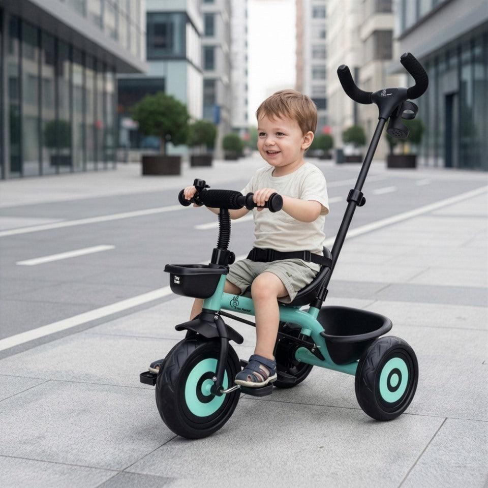 Tiny Toes T20 Ace Tricycle With Personalized Name Plate - Lake Blue