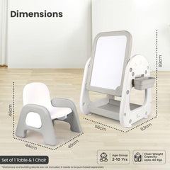 Little Genius Picasso – Multifunctional Kids Study Table Chair Set