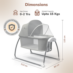 Lullabies Smart Electric Cradle For Babies 4 in 1 Multipurpose Cradle