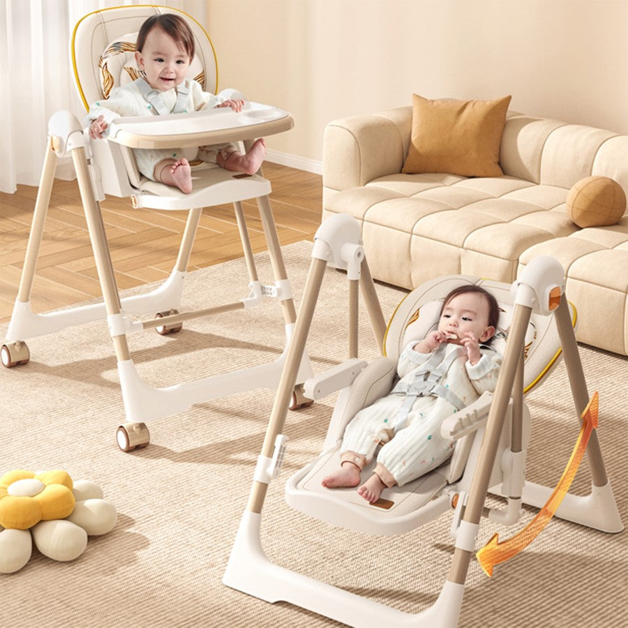 Marshmallow Smart Baby High Chair 3-in-1 Multipurpose High Chair with Swing