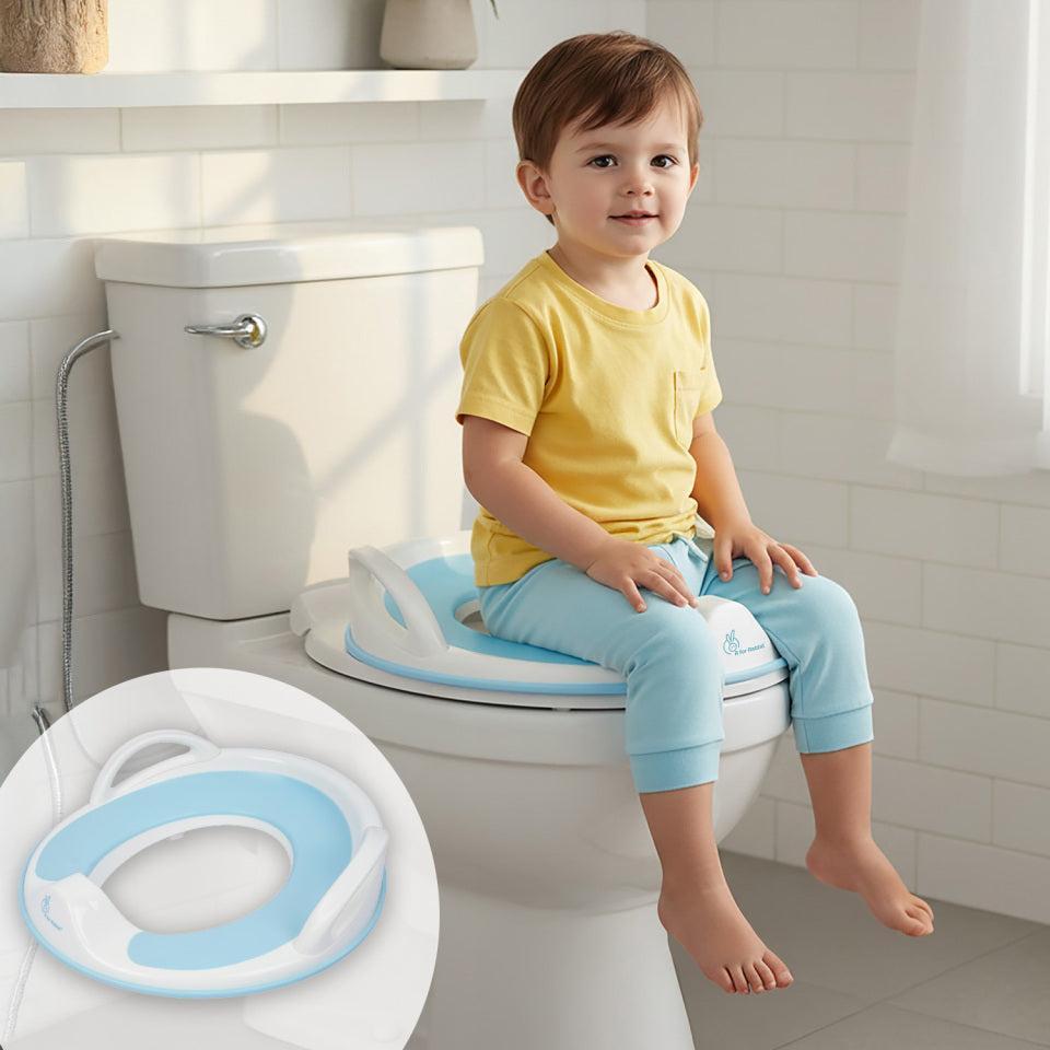 Minimo Toilet Seats Happy and Comfy Potty Training Seat for Baby - Blue