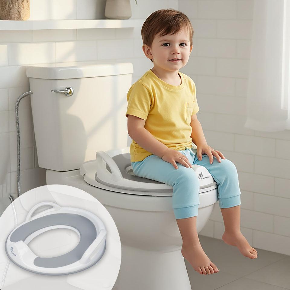 Minimo Toilet Seats Happy and Comfy Potty Training Seat for Baby - Grey