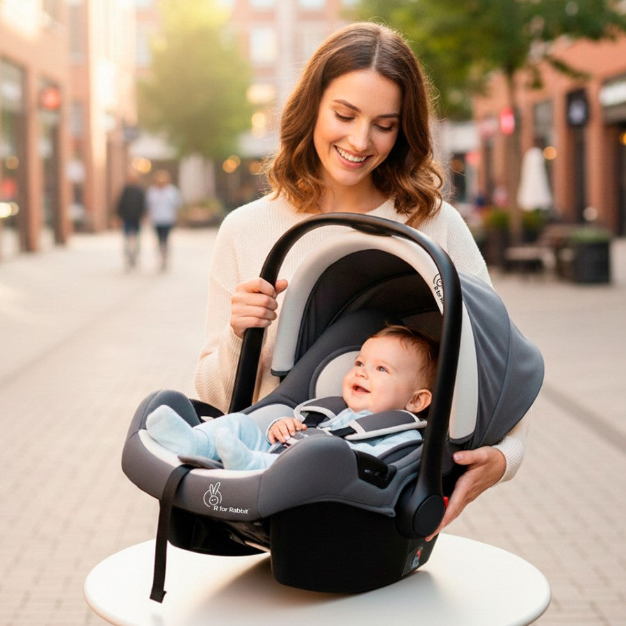 Picaboo Sportz – 3-In-1 Convertible Carry Cot, Rocker & Feeding Chair - Light Grey