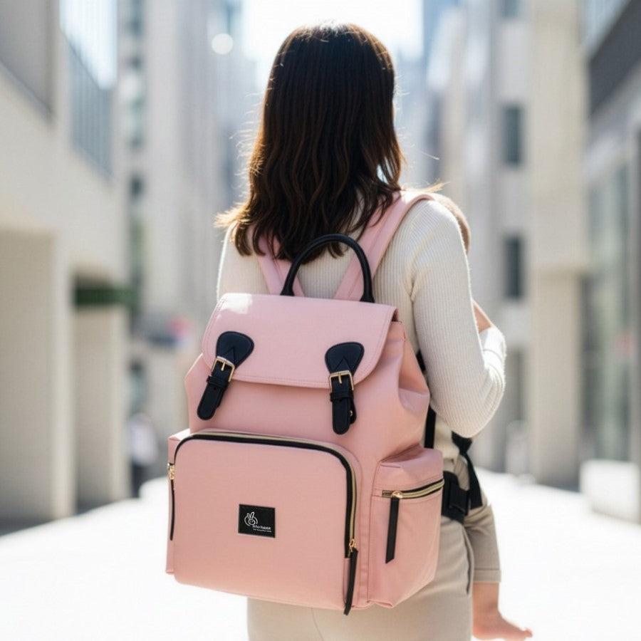 Caramello Bliss Diaper Bag - Pink