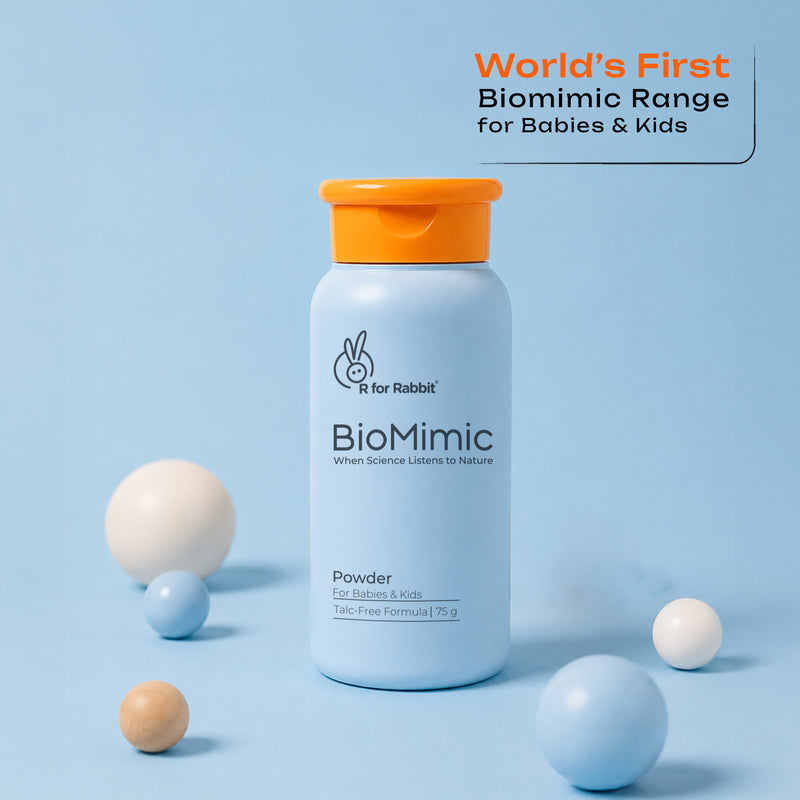 BioMimic Baby Powder - Talc Free With Arrowroot, Tapioca and Ceramide