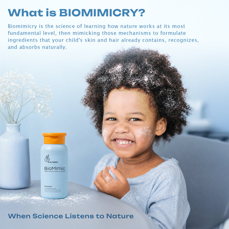 BioMimic Baby Powder - Talc Free With Arrowroot, Tapioca and Ceramide