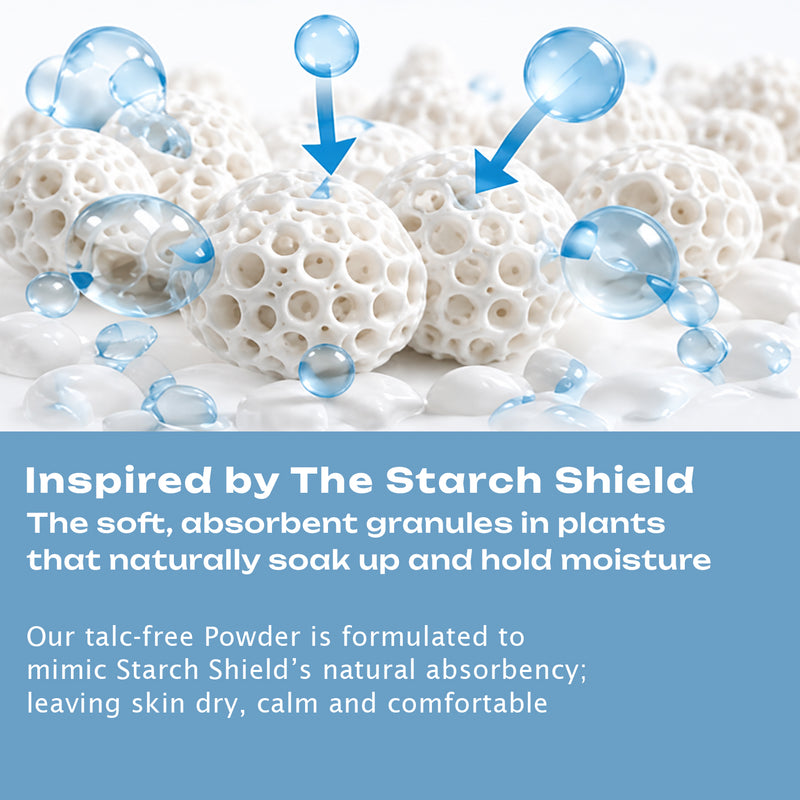 BioMimic Baby Powder - Talc Free With Arrowroot, Tapioca and Ceramide