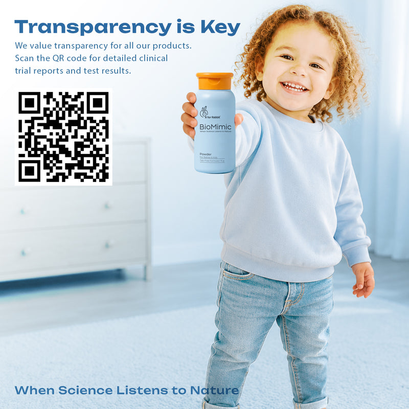 BioMimic Baby Powder - Talc Free With Arrowroot, Tapioca and Ceramide