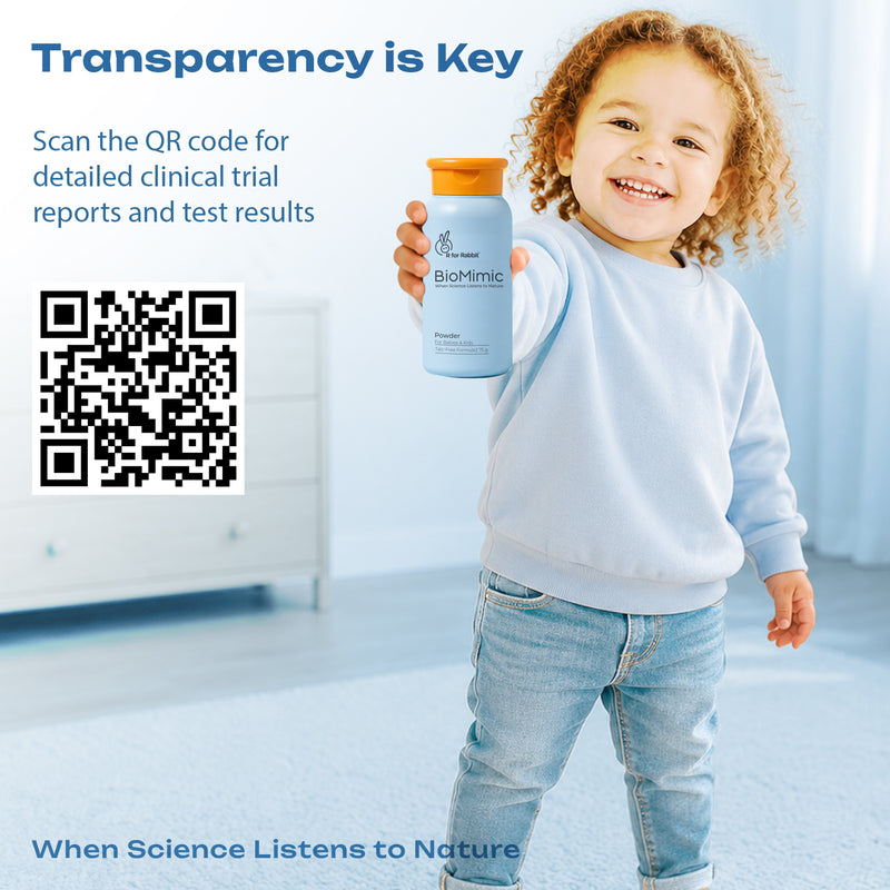 BioMimic Baby Powder - Talc Free With Arrowroot, Tapioca and Ceramide