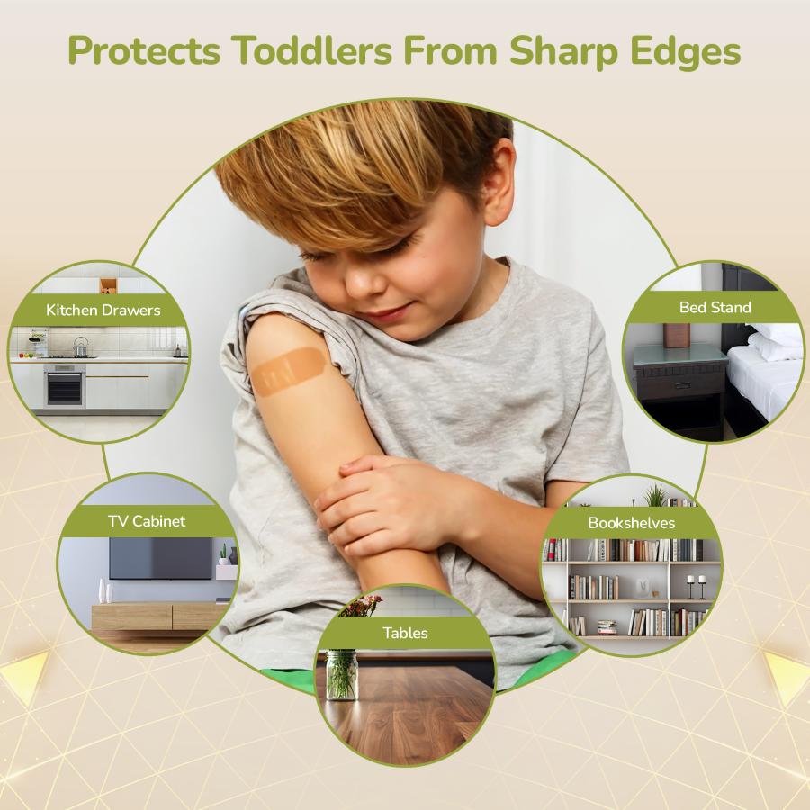 Protector Plus Corner Cushion Guard BPA-Free Baby Safety Corners