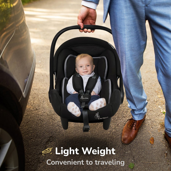 Pccapoo Picaboo Sportz 3 In 1 Carry Cot Pure Black For Newborn Travel With ...