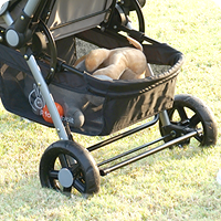 Store diapers, toys, and essentials on the go