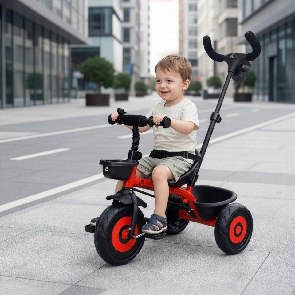 Tiny Toes T20 Ace Tricycle With Personalized Name Plate - Red