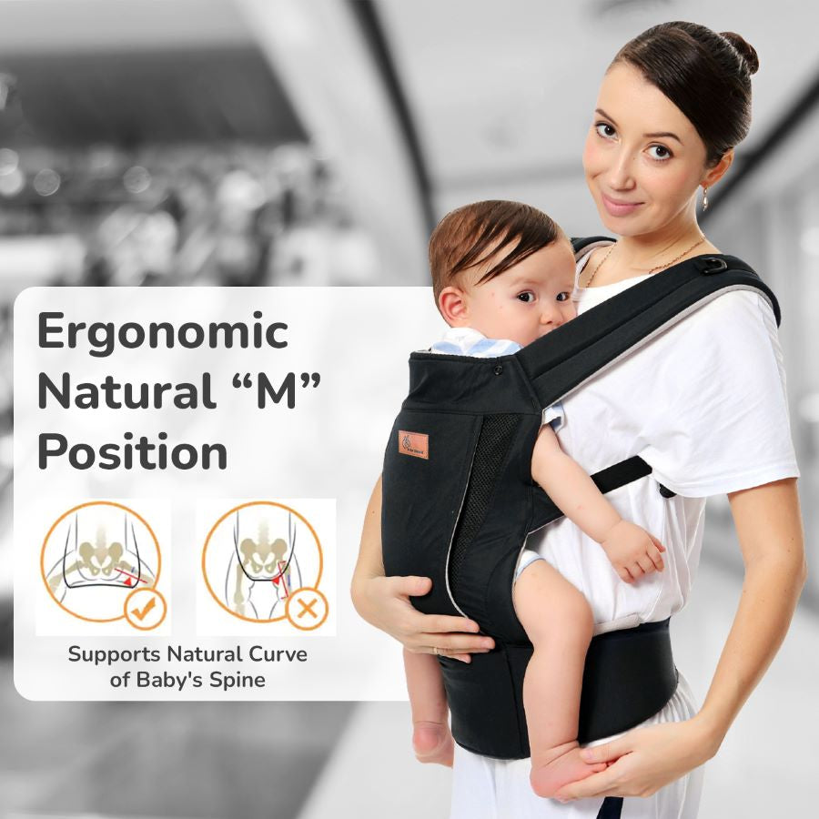 Comfy Hug Ergo 2-in-1 Baby Carrier for Comfort and Safety
