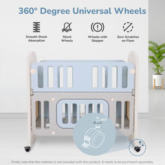 Dream N Play Plus Baby Cot 3-in-1 Multipurpose and Plug N Play Installation