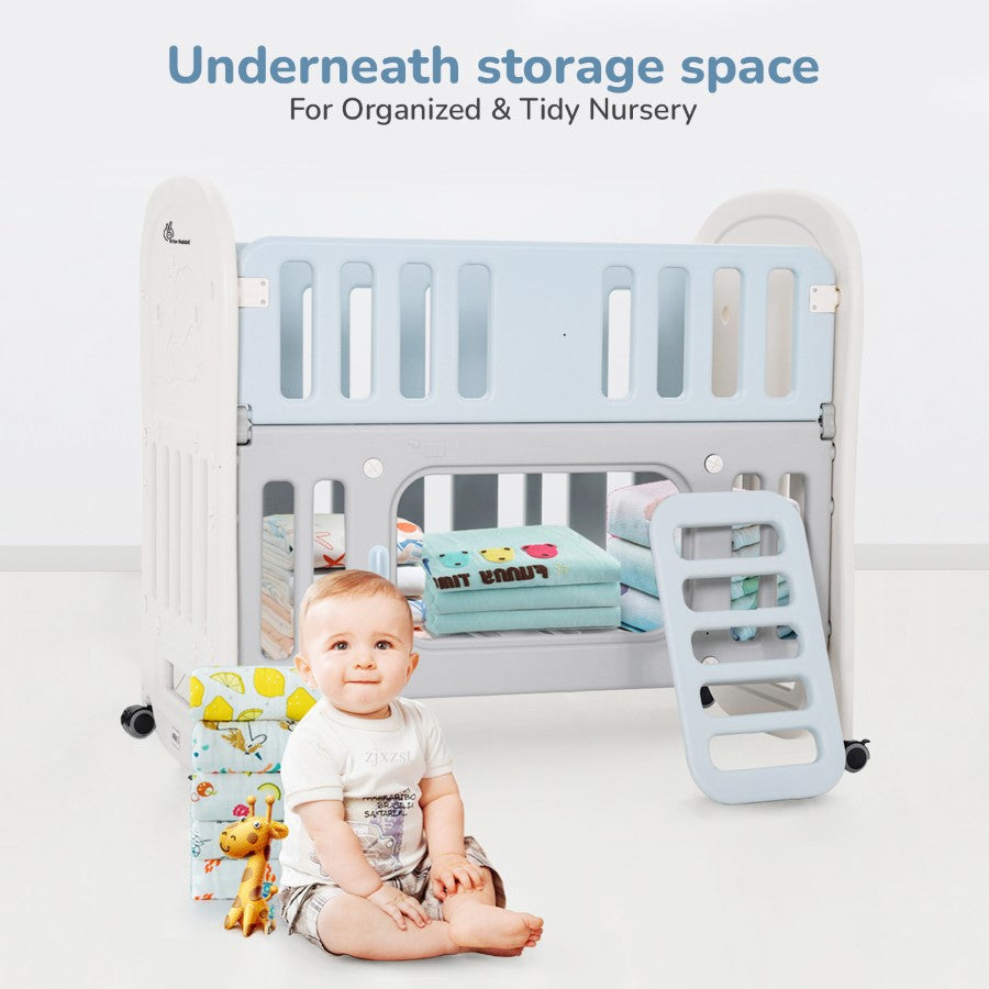R for Rabbit Dream N Play Plus Baby Cot Bed 3-in-1 Multipurpose Baby Cot