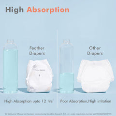 Feather Diapers S Size + Aqua Wipes Combo