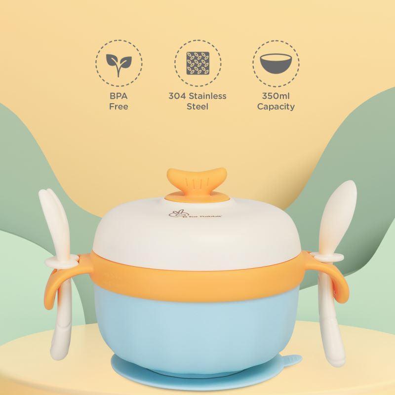 Safe Feed Meal Box Set For Kids with Spoon and Fork, BPA Free