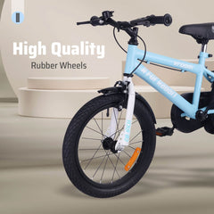 Vroom Bicycle For Kids 20 Inch With 90% Plug And Play For Ease Of Installation, Wide Training Wheels, Adjustable Seat, 7-10yrs, Upto 50kgs