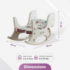 Rock N Nap Baby Rocker Smooth, Silent, and Safe for Playtime