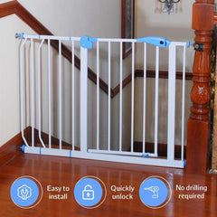 Baby Safety Gate With Auto Close Mechanism & Double Lock