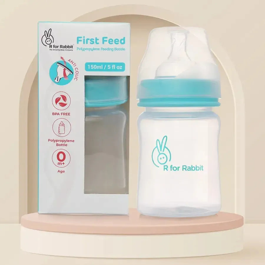 First feed 150 ml PP Feeding Bottle - Sea Green