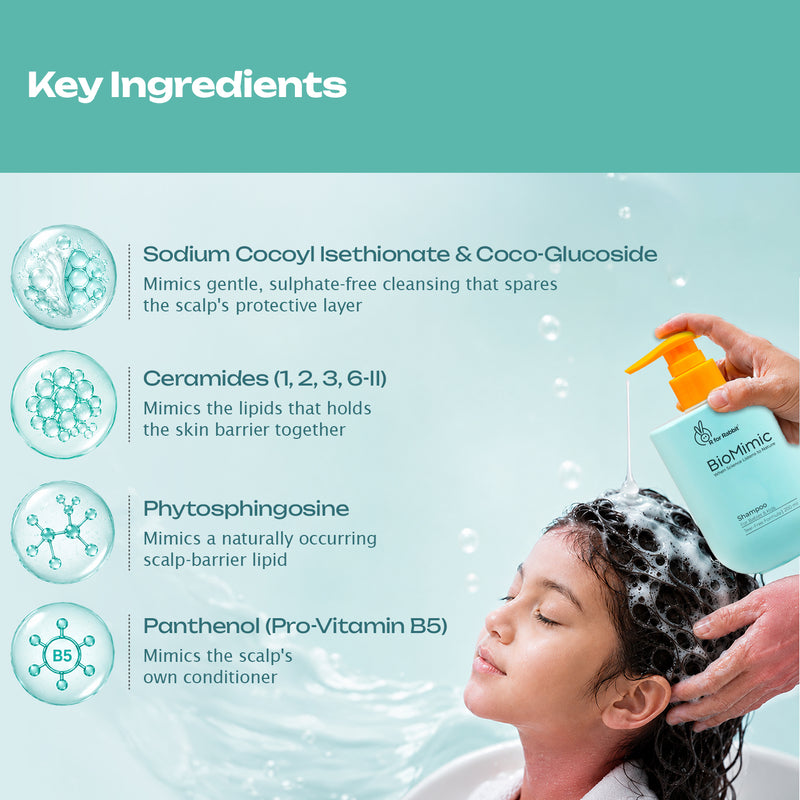 BioMimic Baby Shampoo - Sulphate Free, Tear Free, With Ceramides 200ml