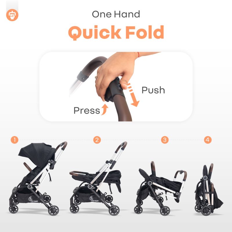 Street Smart 360-Degree Rotatable Stroller: EN 1888 Certified