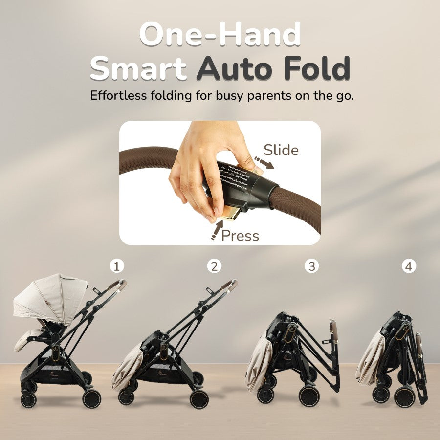 Street Smart Regal Baby Stroller Reversible Seat with One Hand Fold