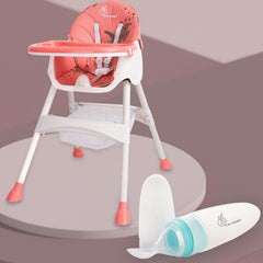 Sugar Doodle High Chair + Silicone Feeding Bottle Spoon