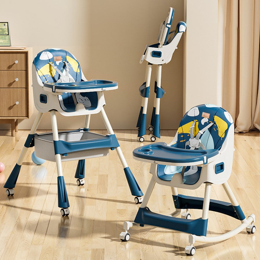 Sugar Doodle Plus 3-in-1 Convertible Kids High Chair, Toddler Chair, and  Rocking Chair